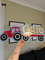 Tractor Name Sign