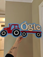 Tractor Name Sign