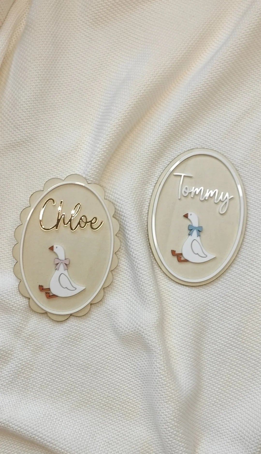 Goose Name Plaque
