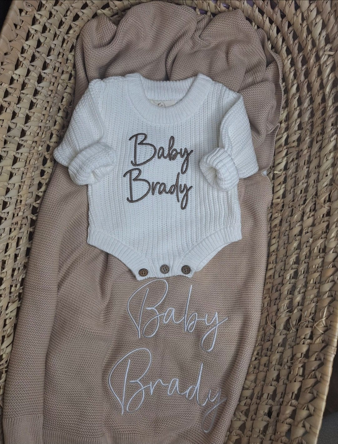 Blanket and Romper Set