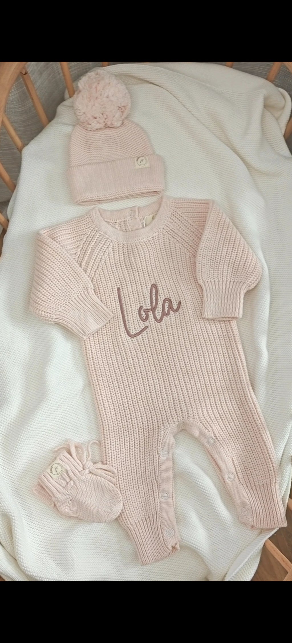 full length Romper, hat and Booties