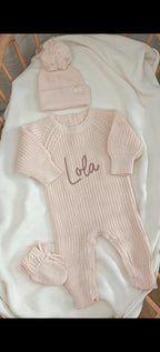 full length Romper, hat and Booties