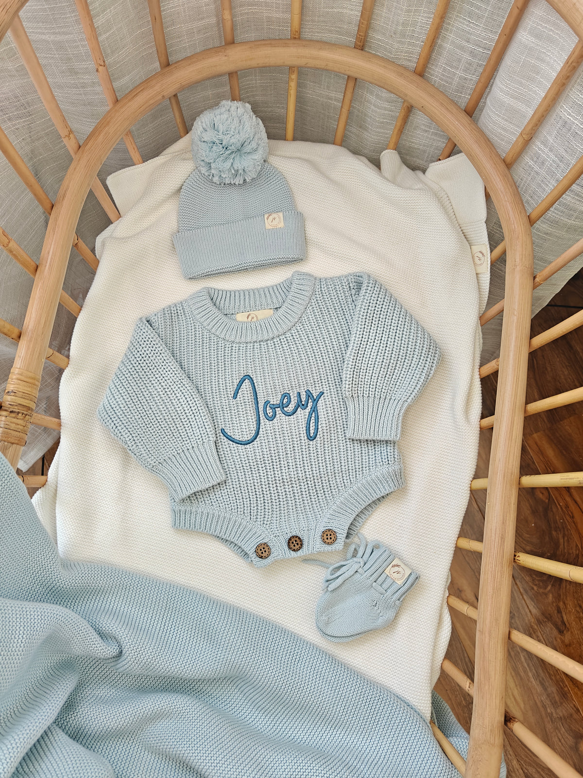 Romper, Hat/Headband and Booties