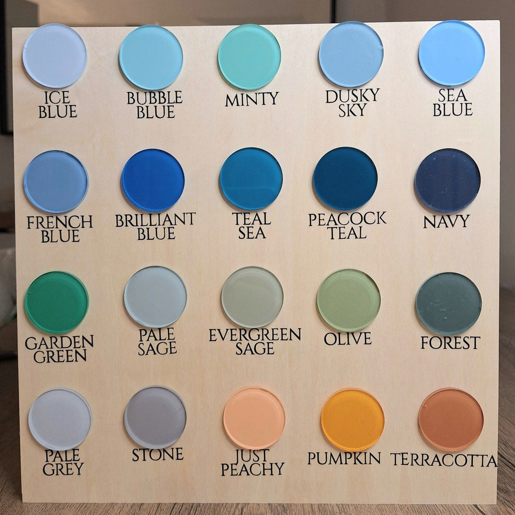 3 Layer Wall Sign Standard Font
