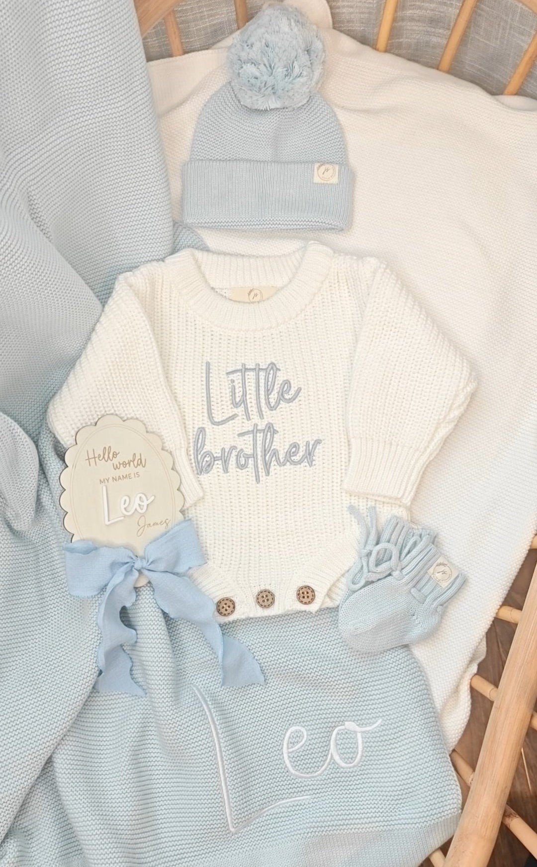 The Full Announcement Bundle (Long Sleeve Romper)