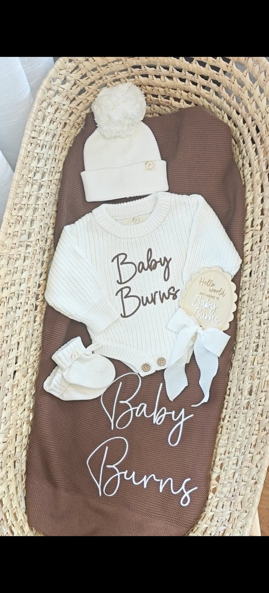 The Full Announcement Bundle (Long Sleeve Romper)