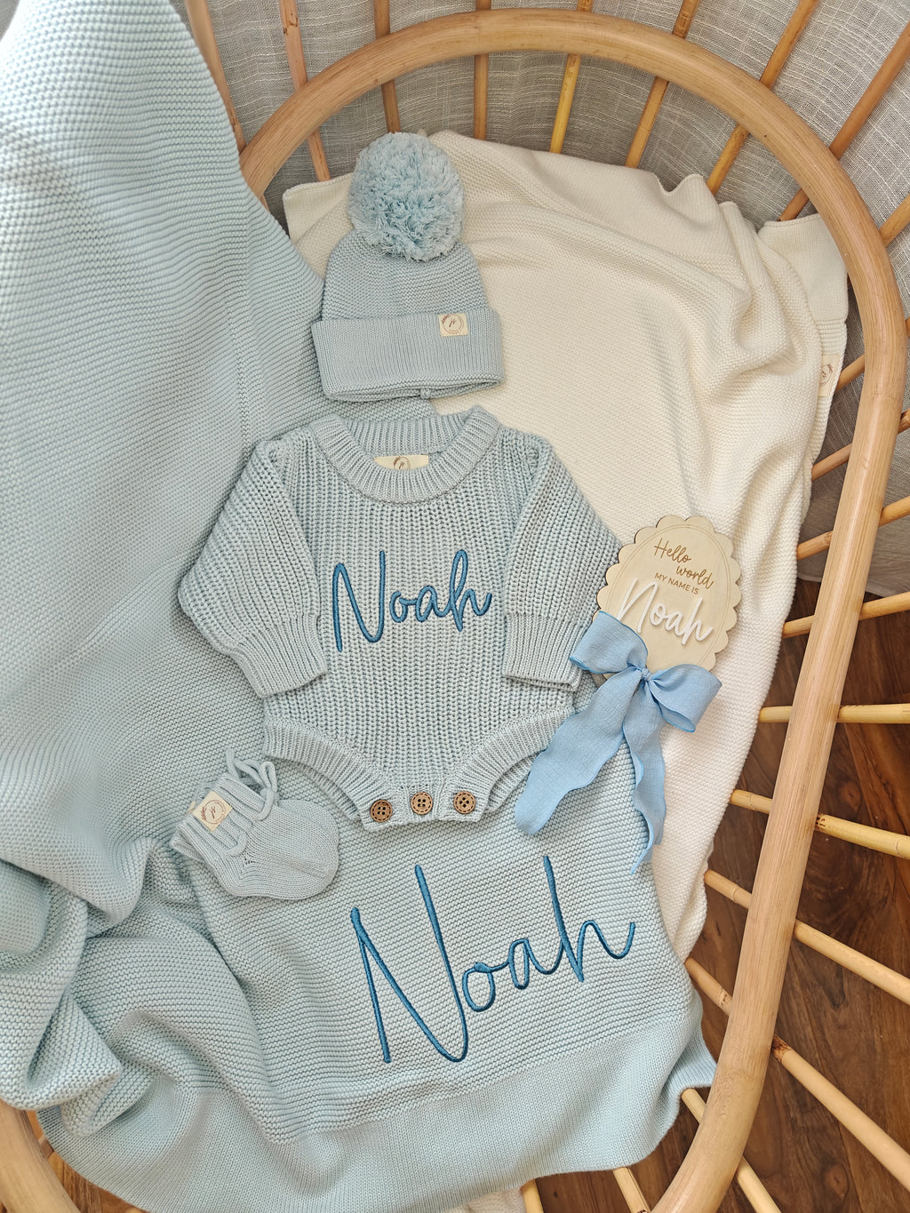 The Full Announcement Bundle (Long Sleeve Romper)