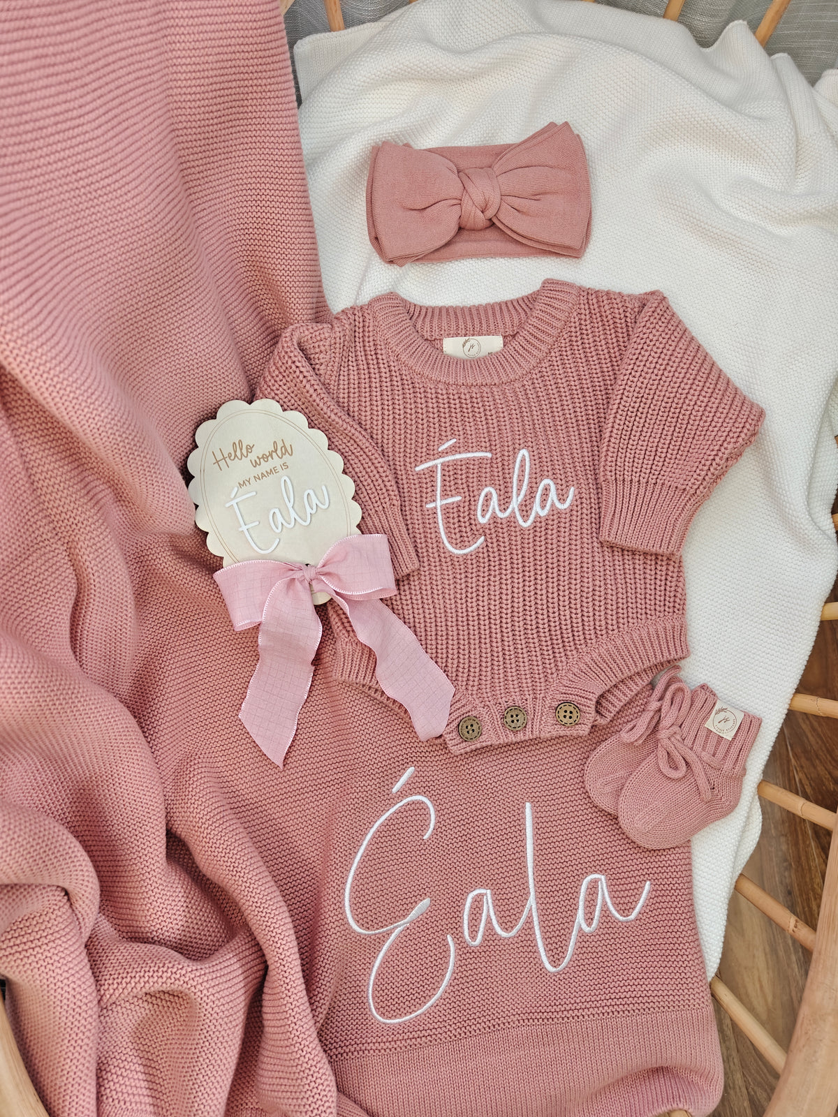 The Full Announcement Bundle (Long Sleeve Romper)