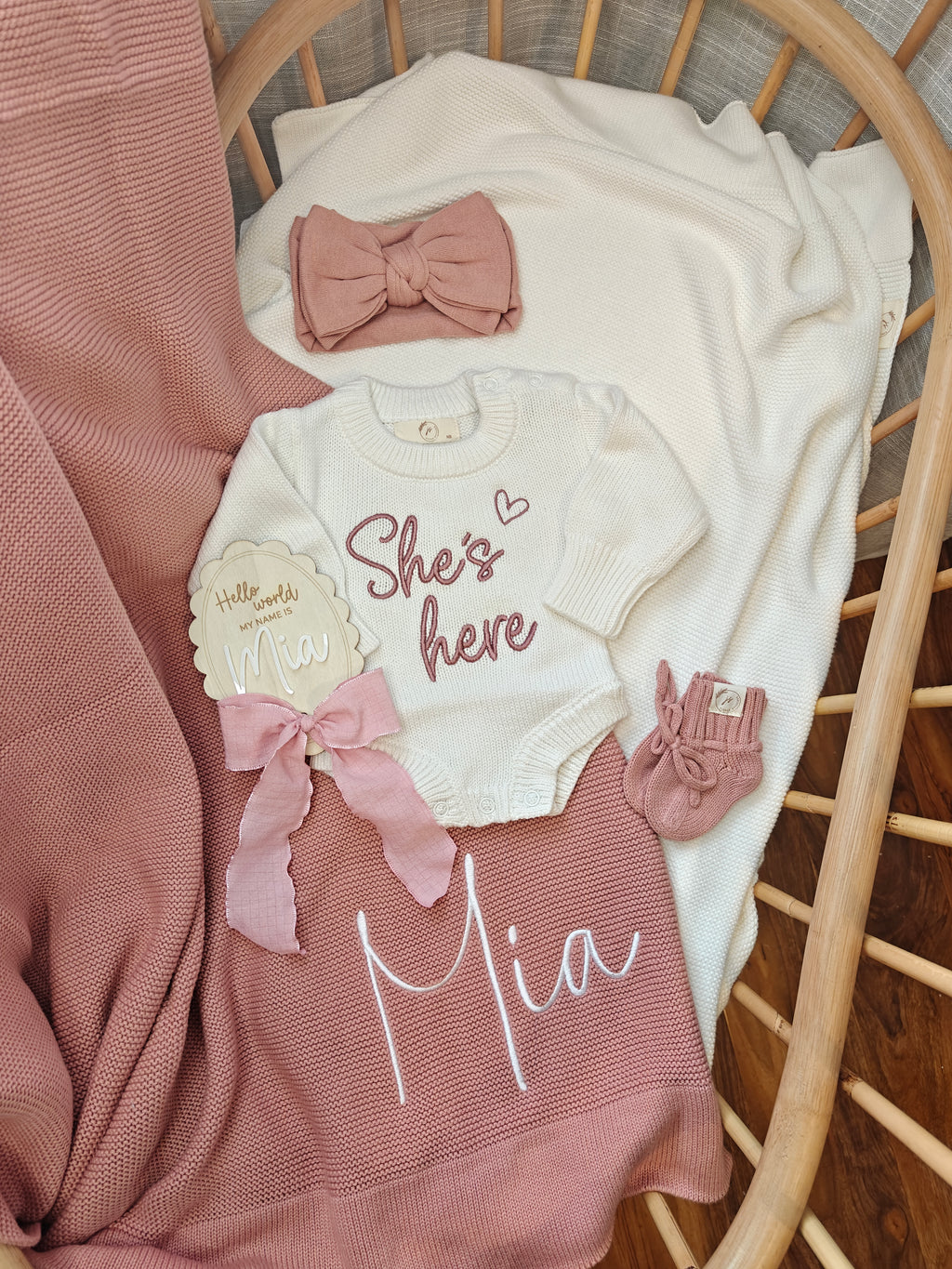 The Full Announcement Bundle (Long Sleeve Romper)