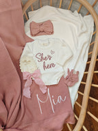 The Full Announcement Bundle (Long Sleeve Romper)
