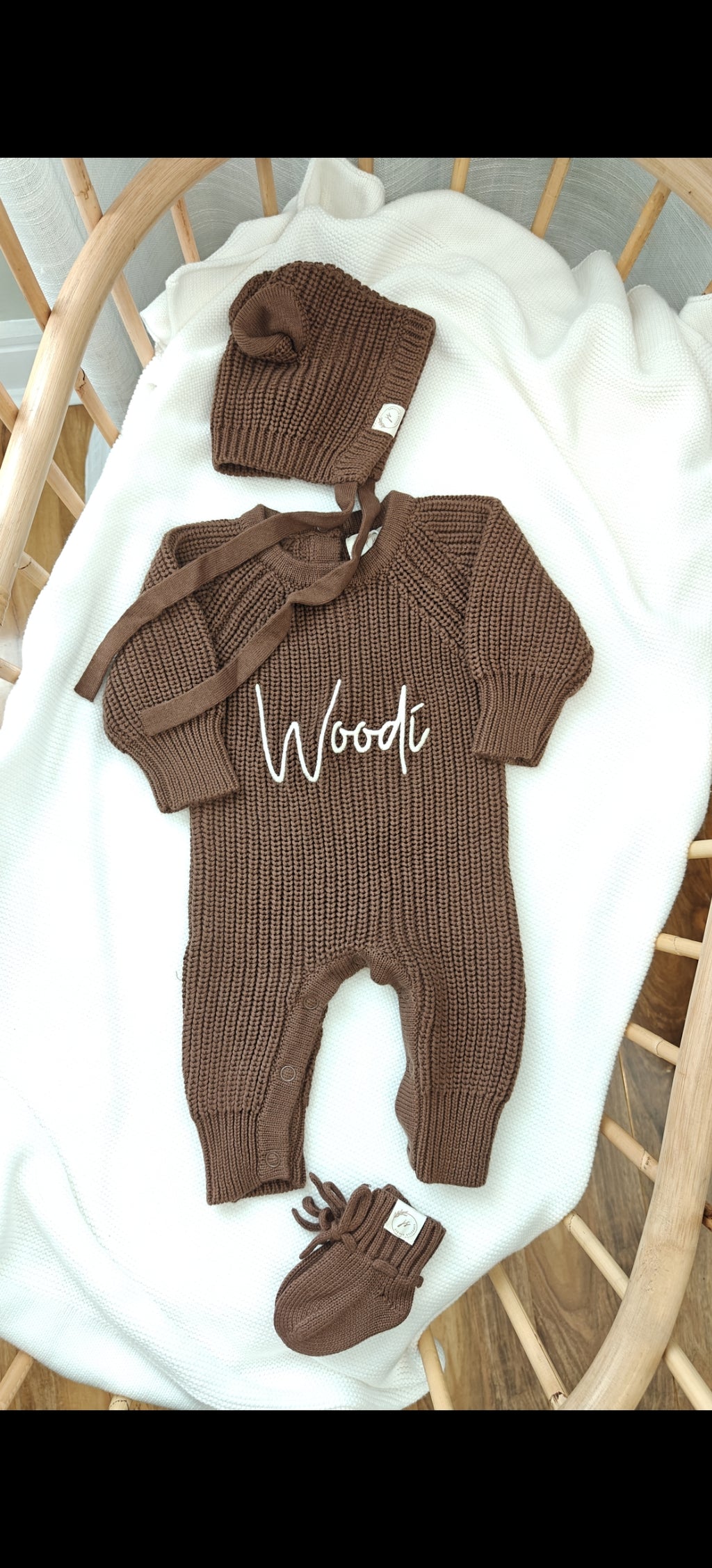 full length Romper, hat and Booties