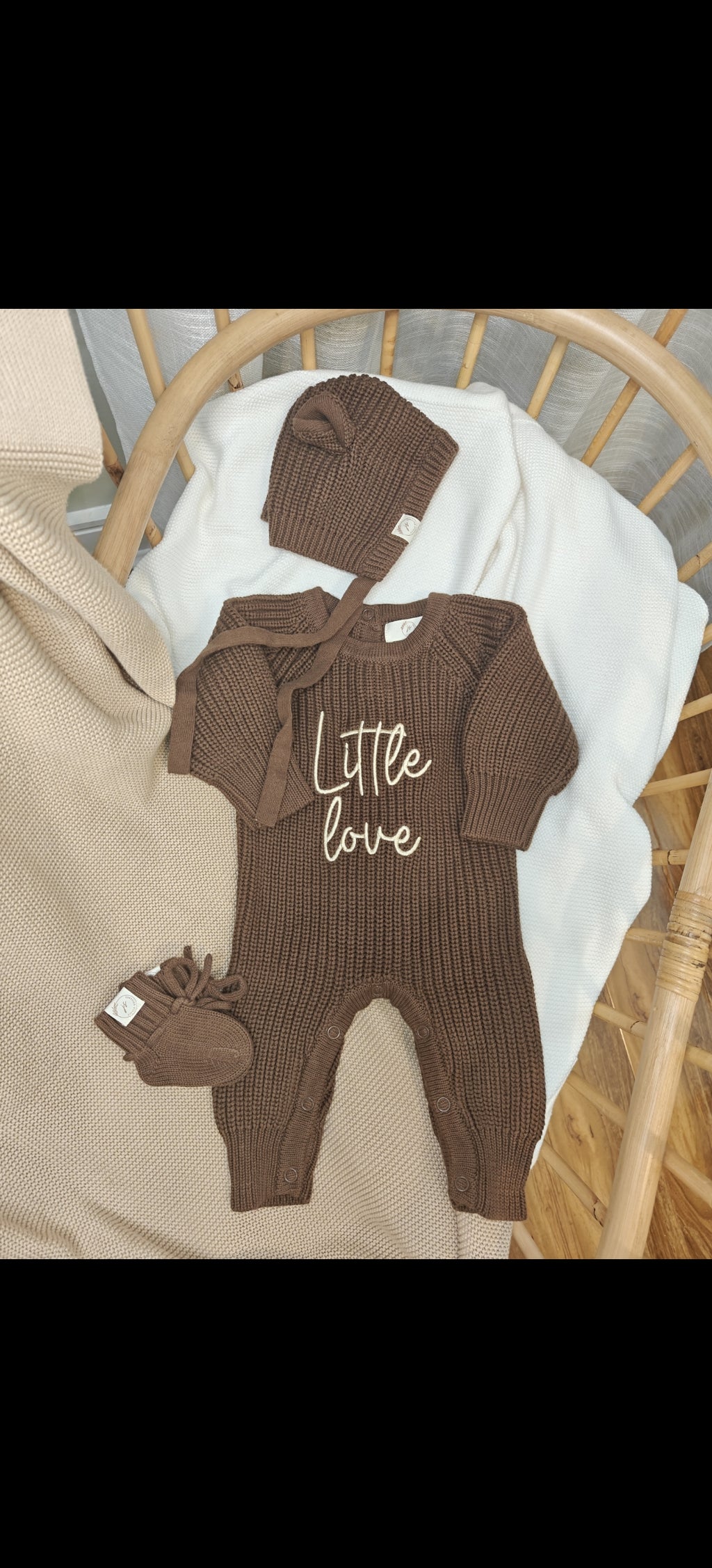 full length Romper, hat and Booties