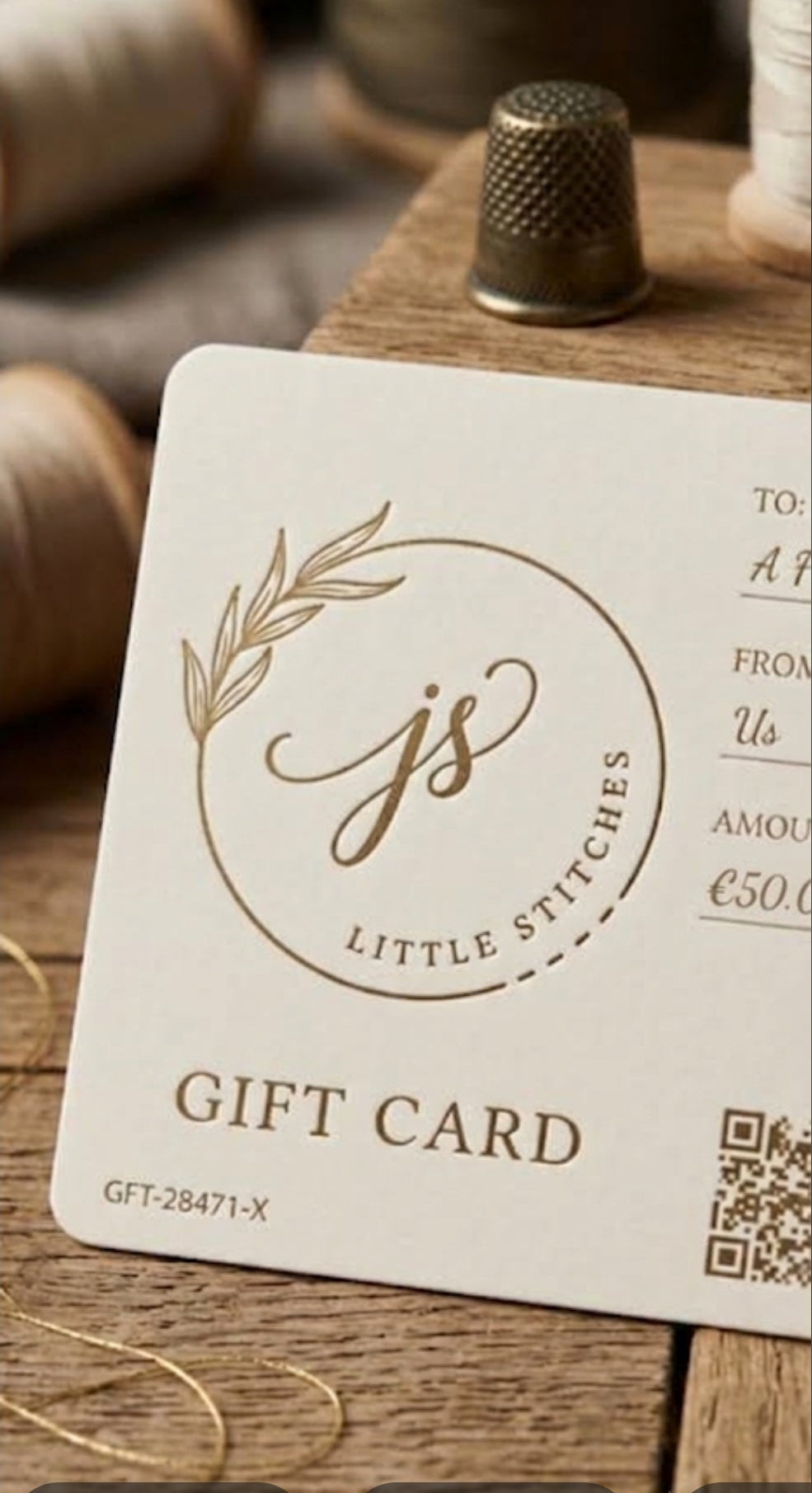 JS Little Stitches Gift Card