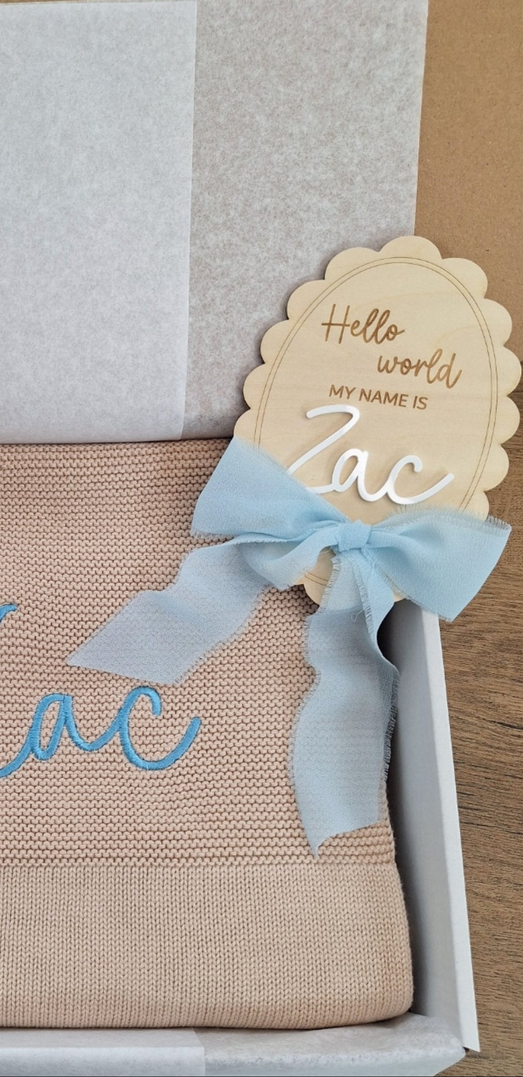 Hello world Name Plaque