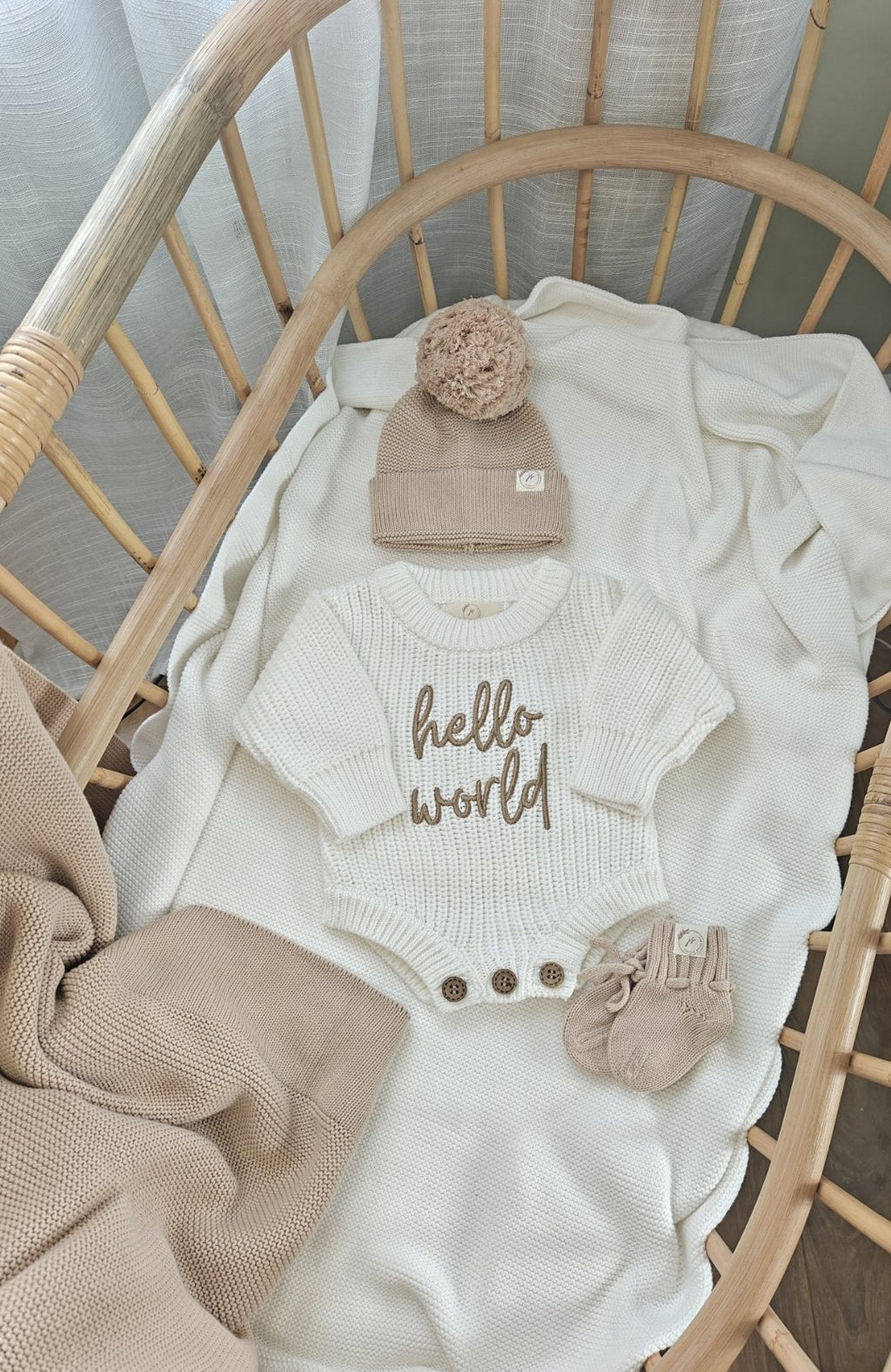 Romper, Hat/Headband and Booties