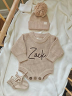 Romper, Hat/Headband and Booties
